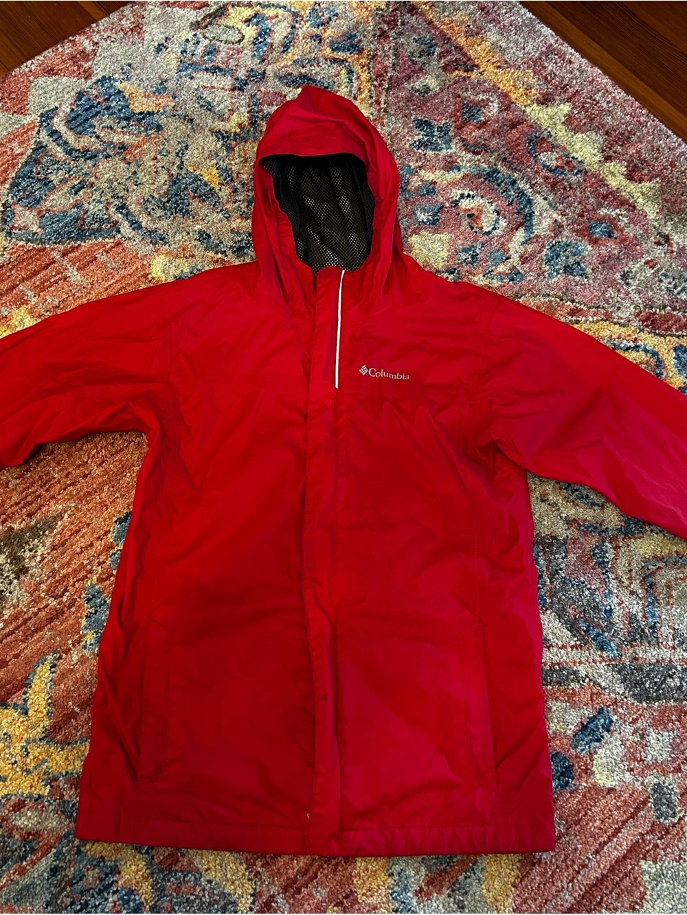Columbia Red Kids Raincoat with Hood